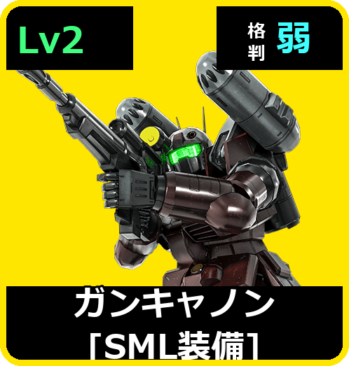 ガンキャノン［SML装備］ Lv2 (C400/Space)